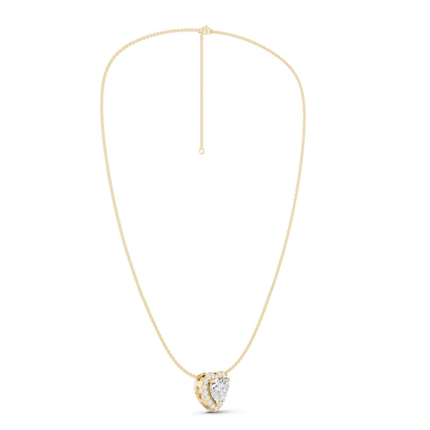 Heart Halo Necklace