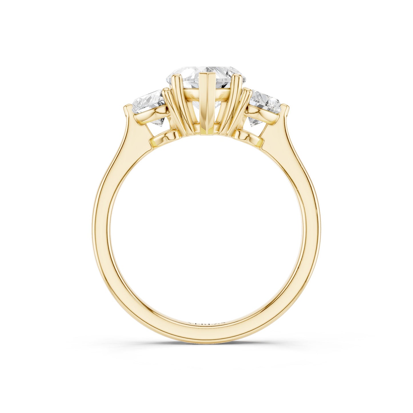 Trinity Heart Ring
