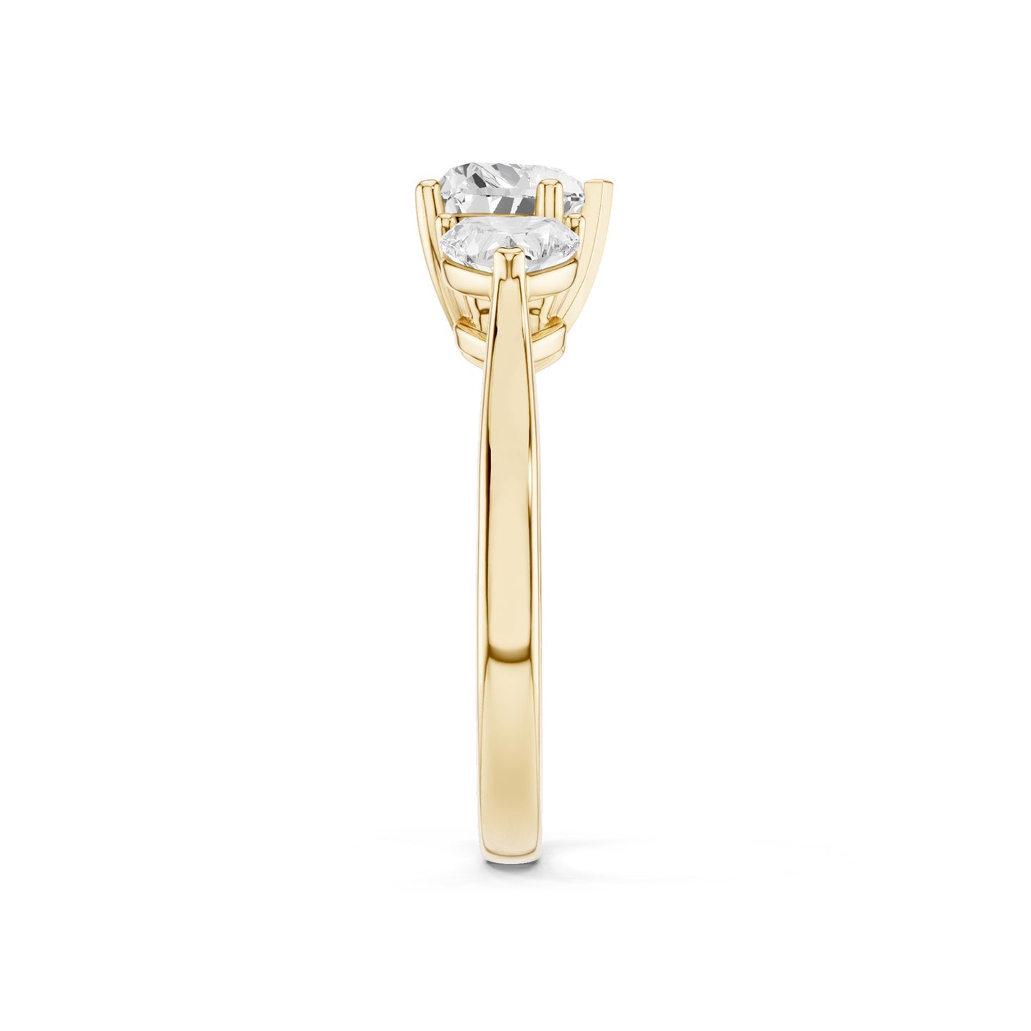 Trinity Heart Ring