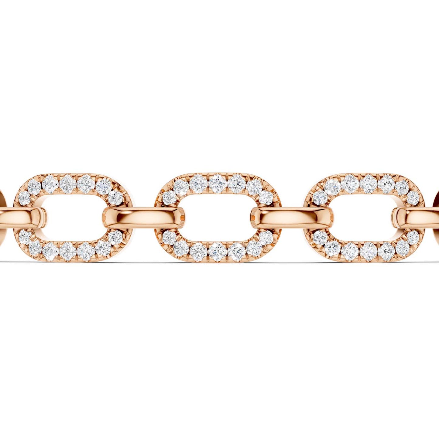 Together Forever 5-Diamond Links Bolo Bracelet