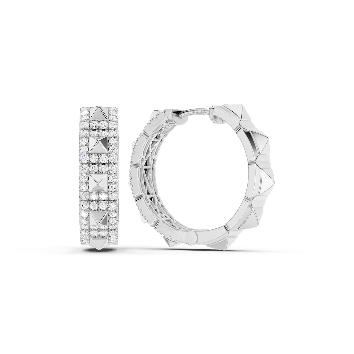 Pyramid Luxe Geometric Huggies