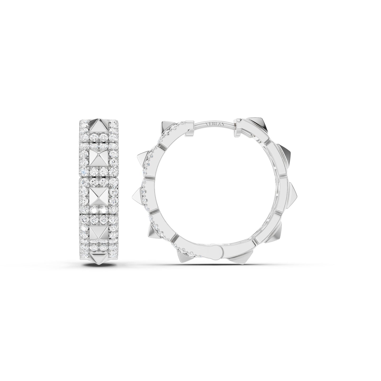 Pyramid Luxe Geometric Huggies