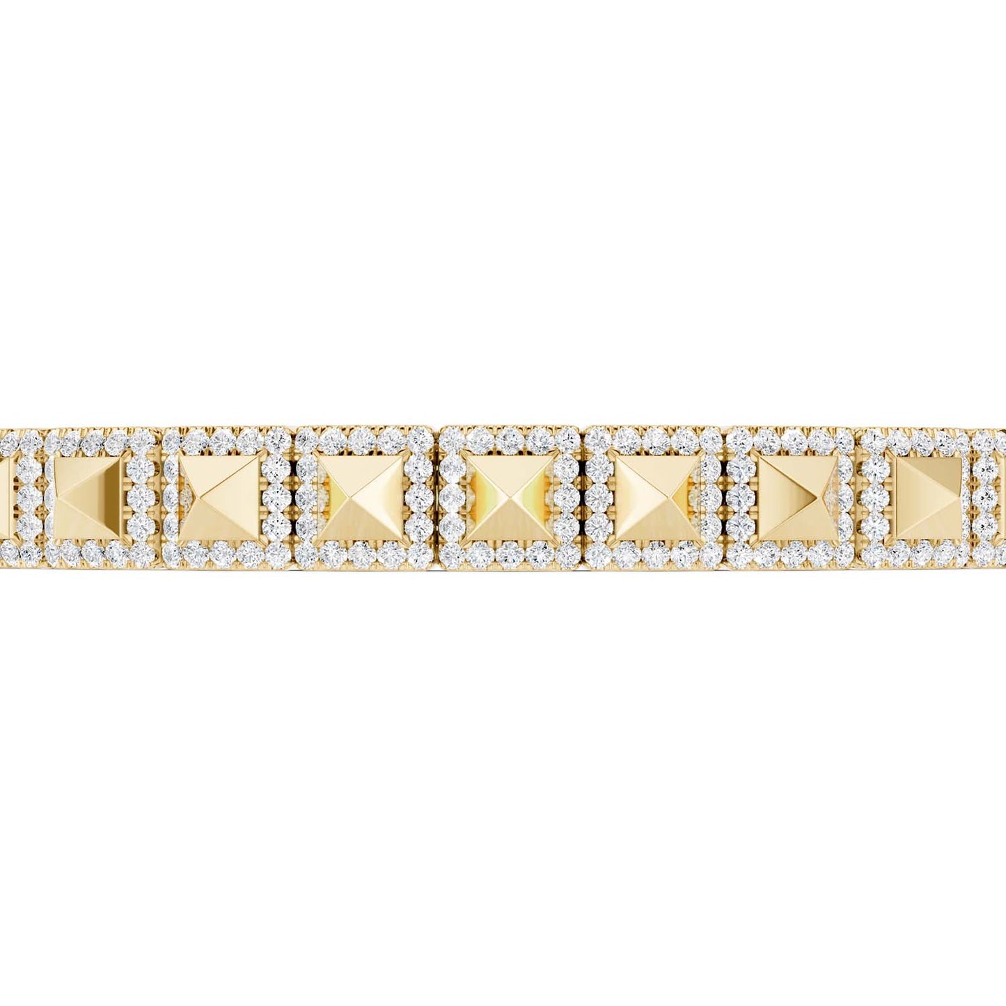 Pyramid Luxe Geometric Bangle