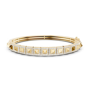 Pyramid Luxe Geometric Bangle