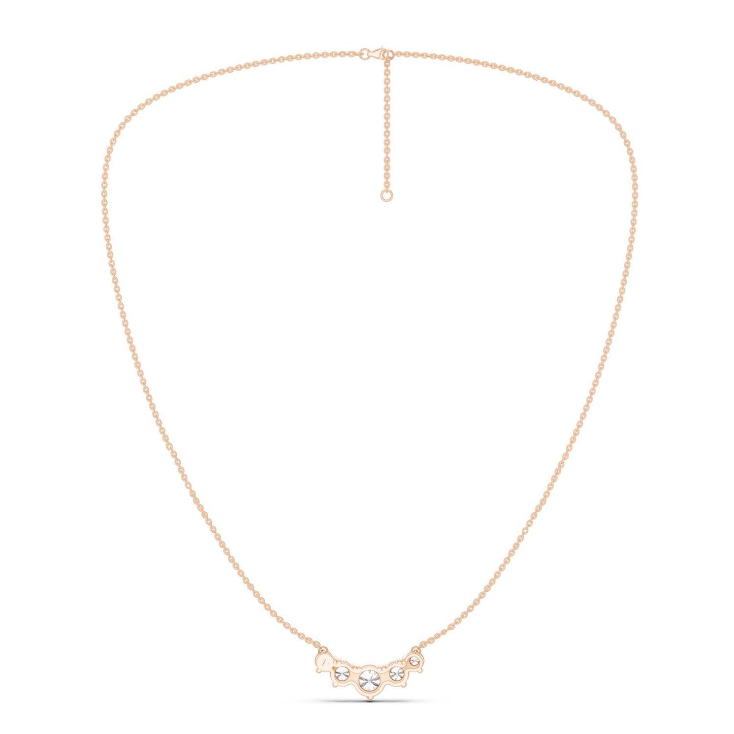 5-Stone Diamond Necklace