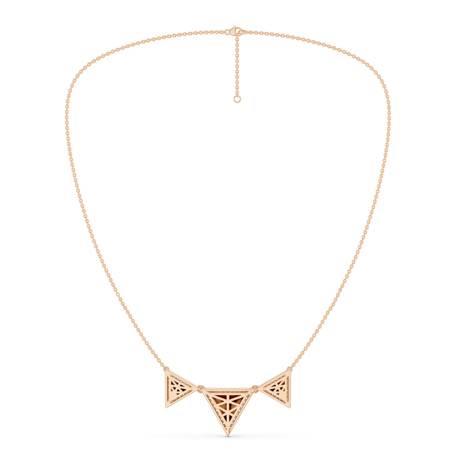 Pyramid Trois Pendant Necklace