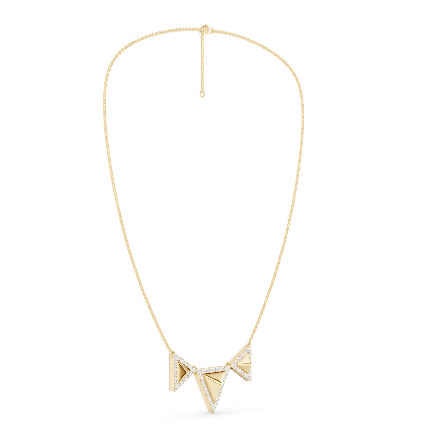Pyramid Trois Pendant Necklace