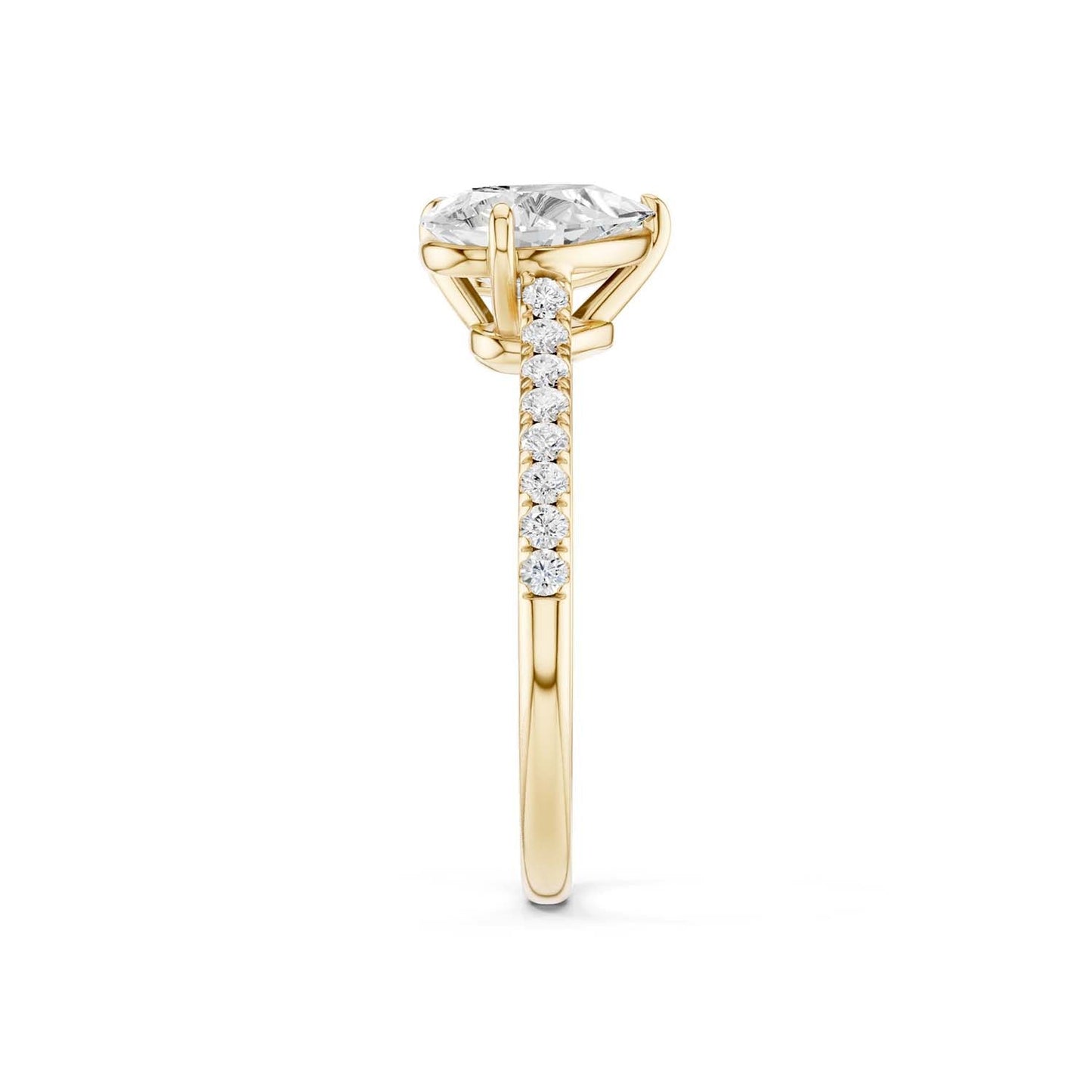 Double Pear Diamond Ring