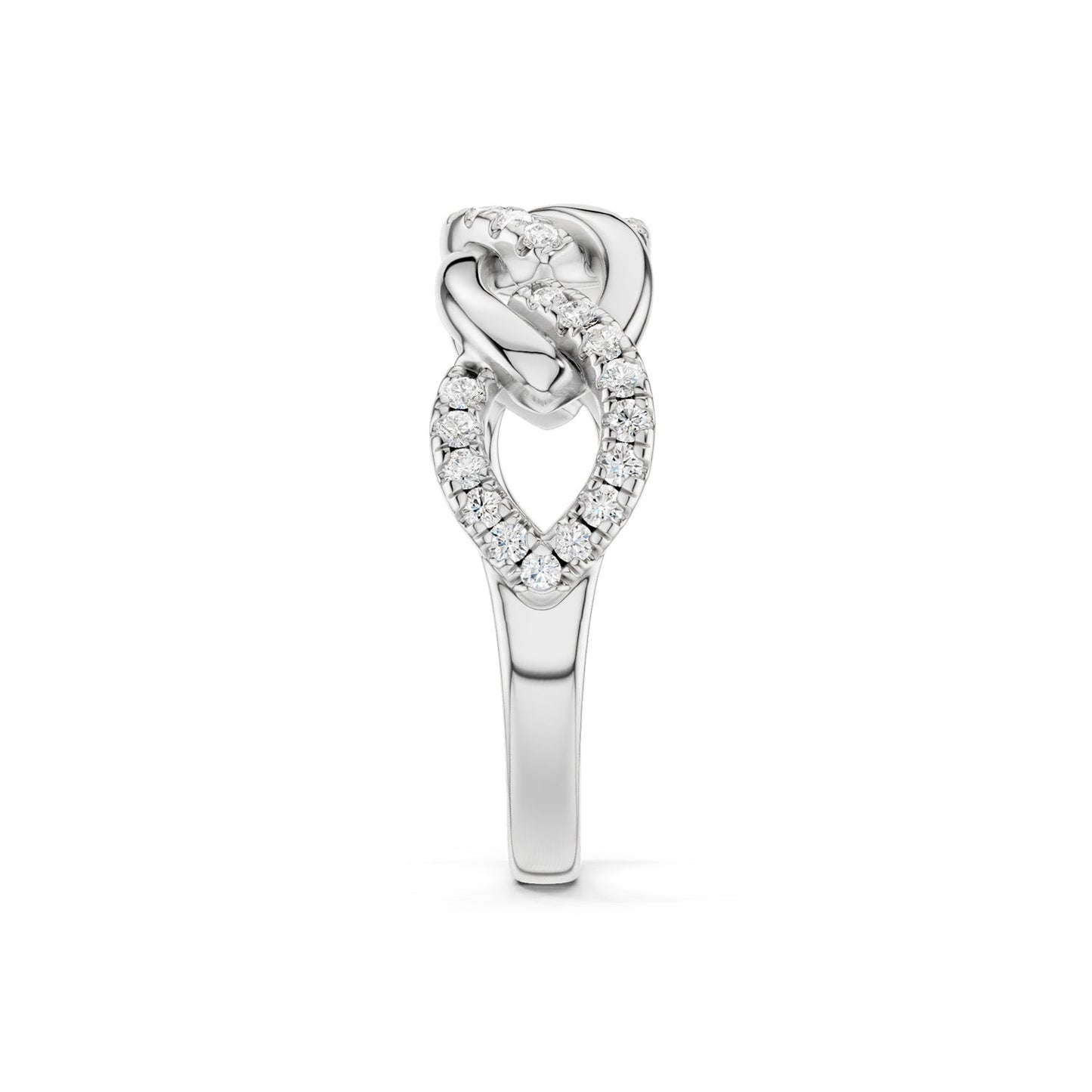 Cascading Diamond Link Band