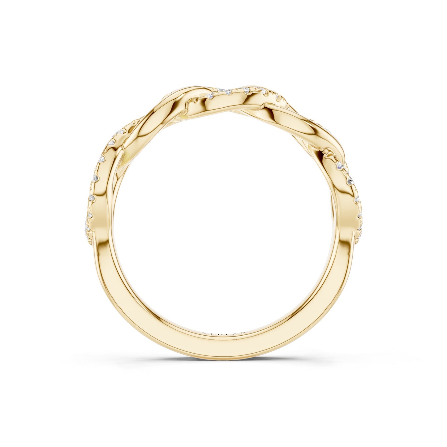Cascading Diamond Link Band