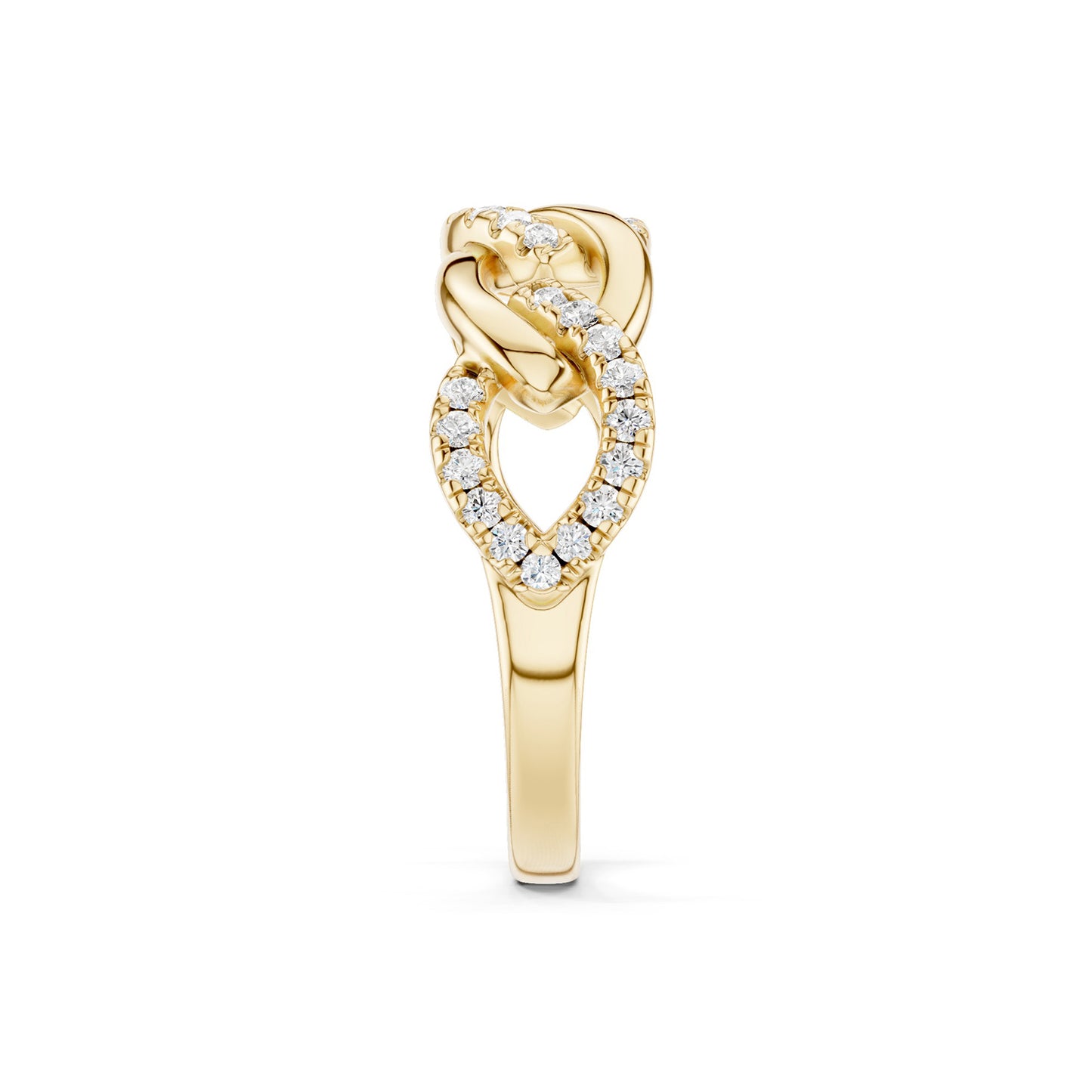Cascading Diamond Link Band