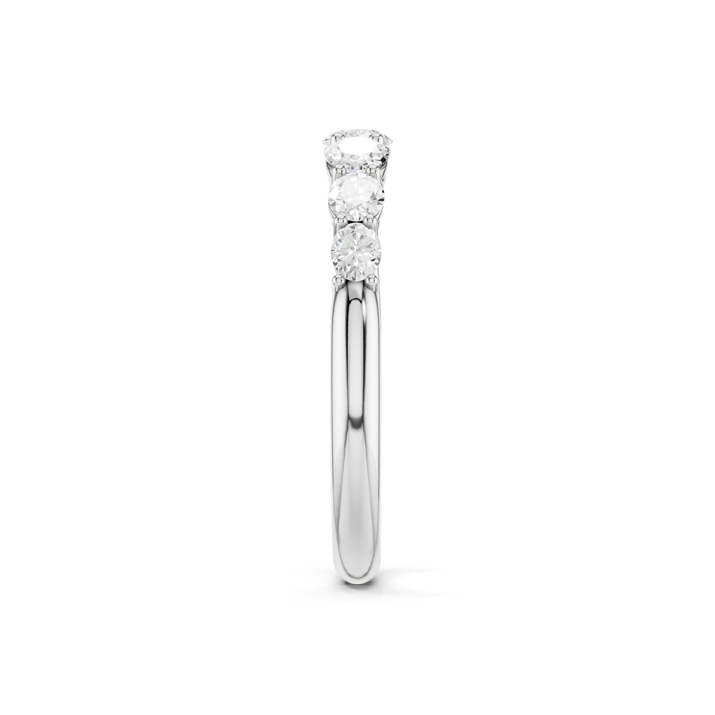 Oval Crescendo Open Ring