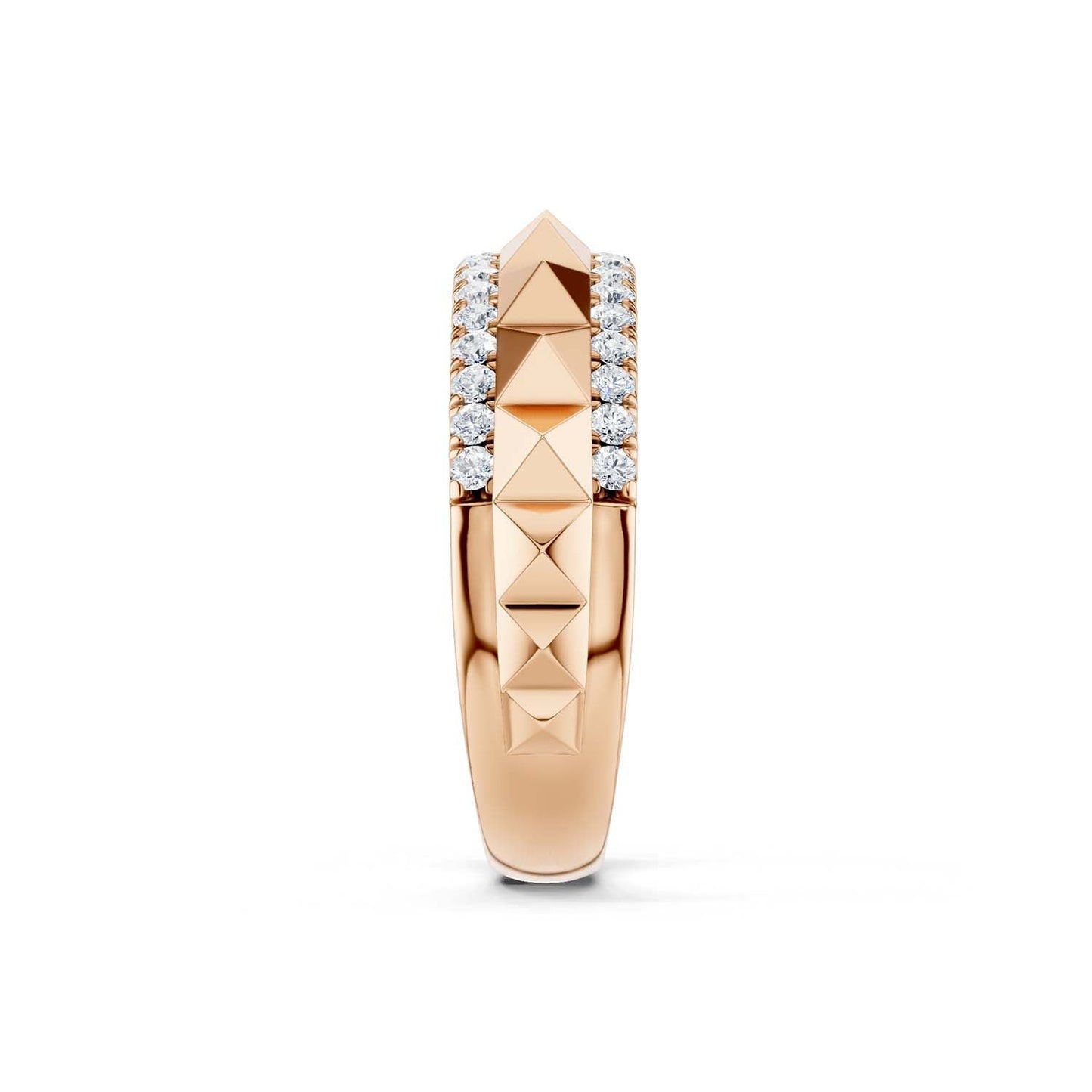 Pyramid Spiked Diamond Band