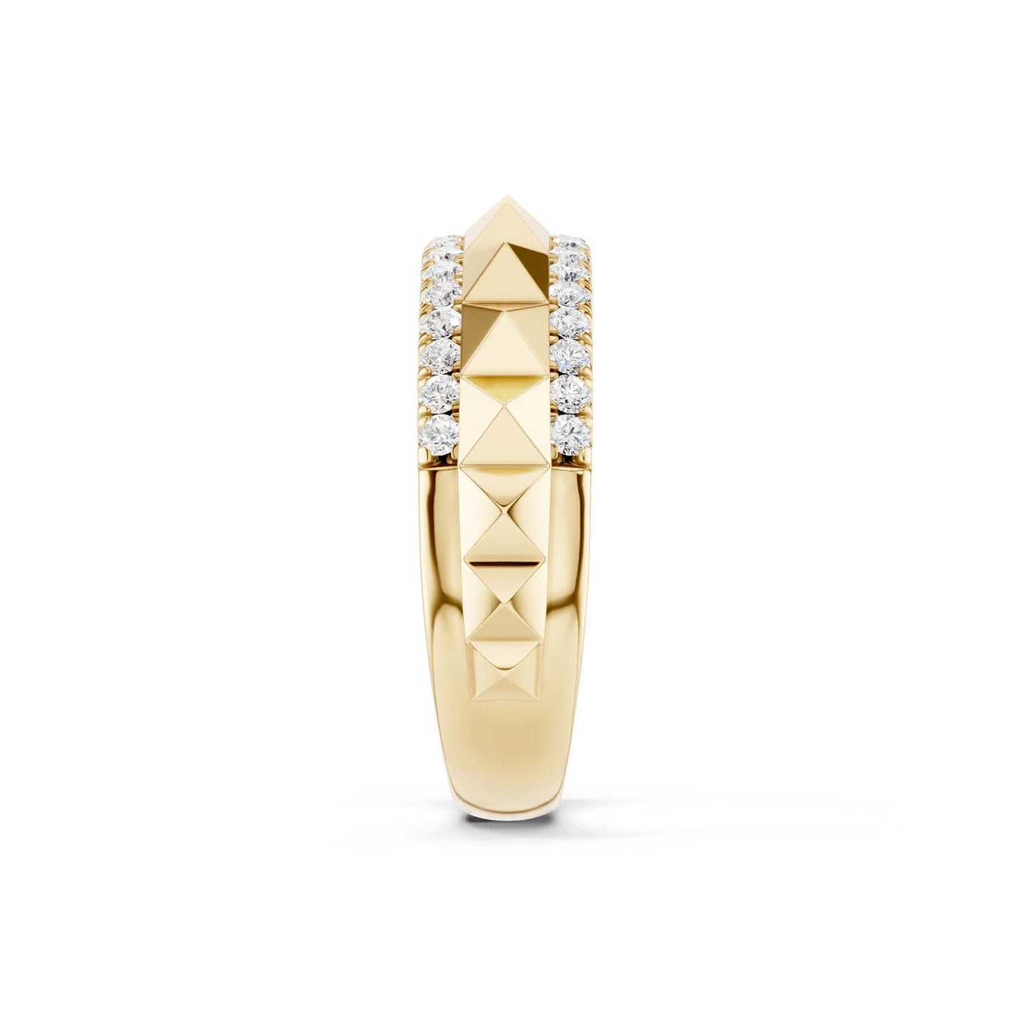Pyramid Spiked Diamond Band