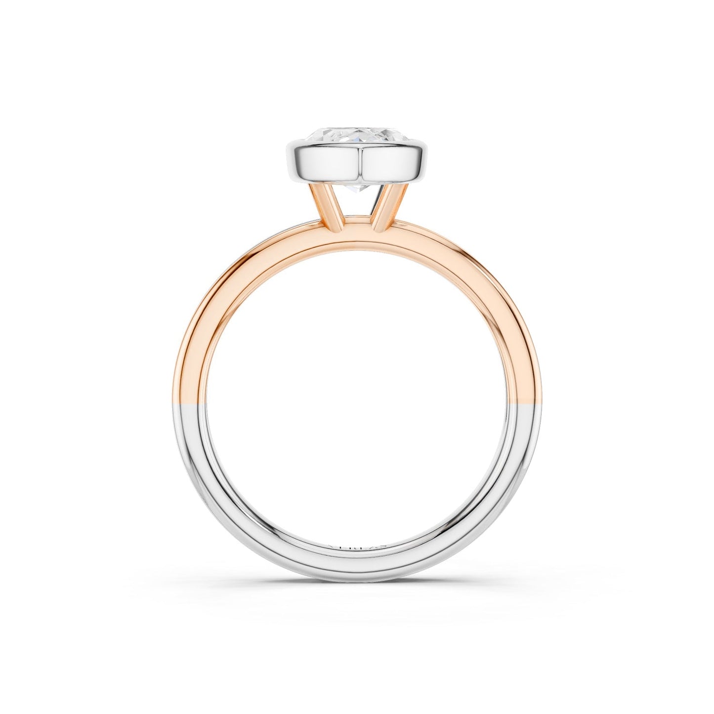 Coupled Marquise Bezel Ring