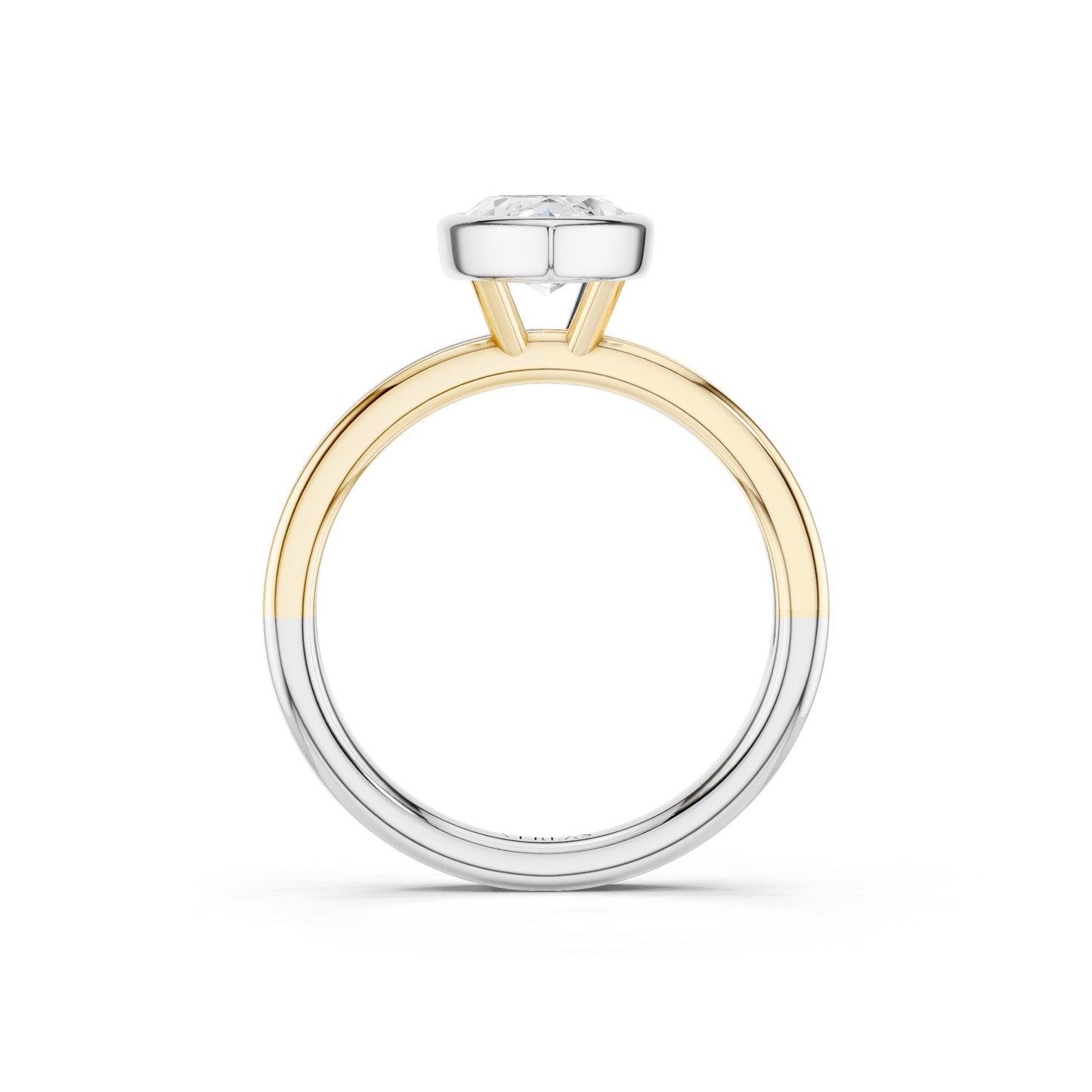 Coupled Marquise Bezel Ring
