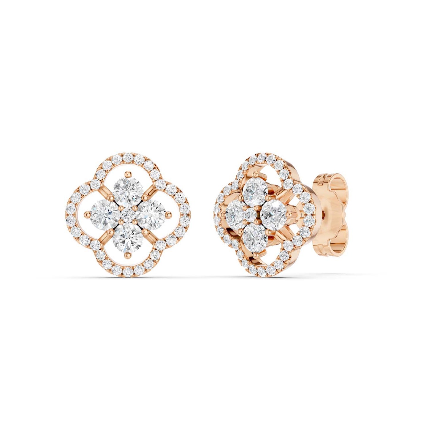 Viola Blossom Studs