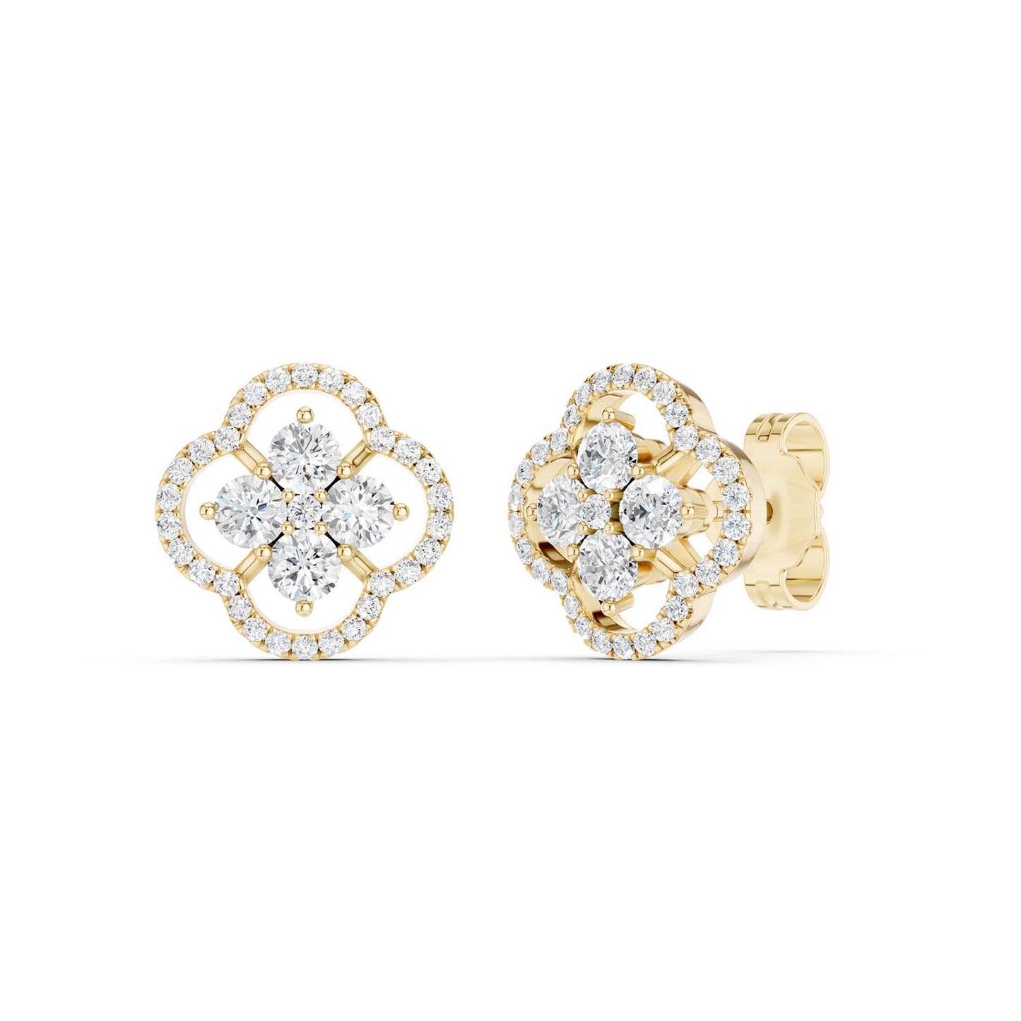 Viola Blossom Studs