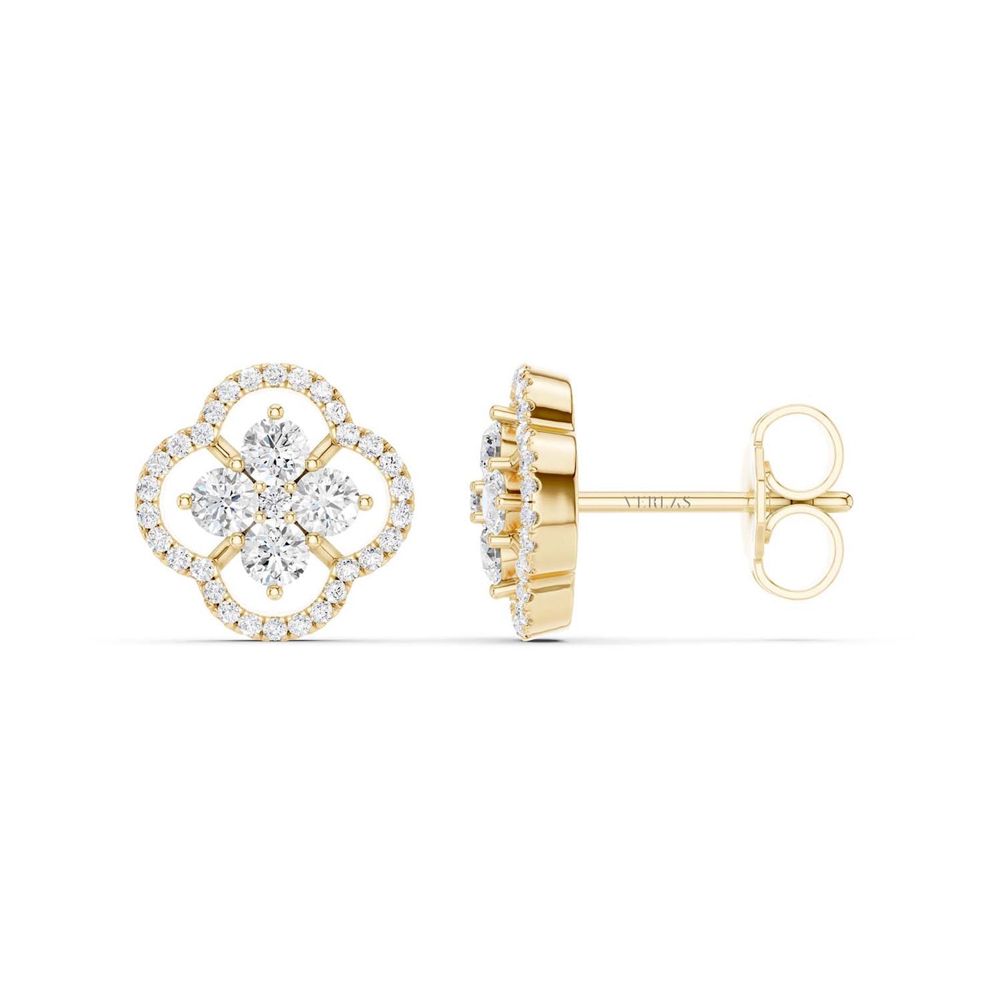 Viola Blossom Studs