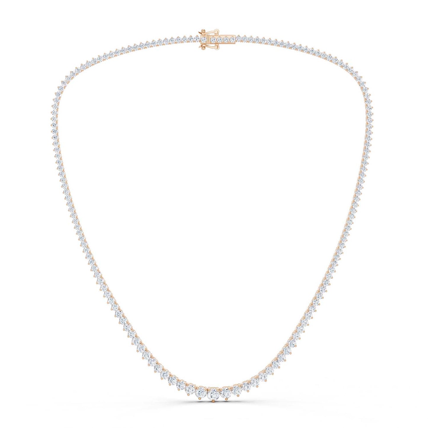 Graduated Tennis Necklace