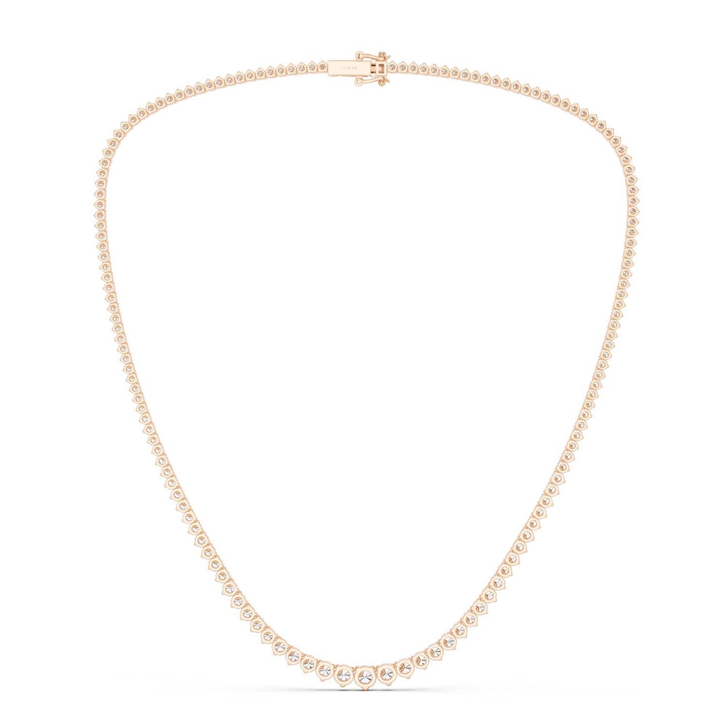 Graduated Tennis Necklace