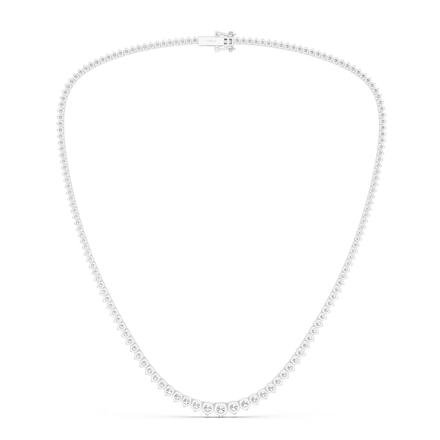 Graduated Tennis Necklace