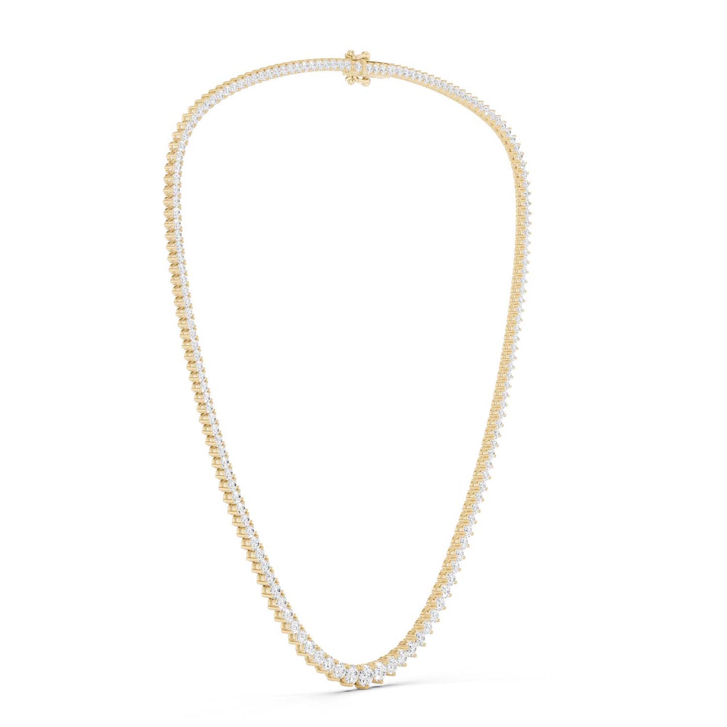 Graduated Tennis Necklace