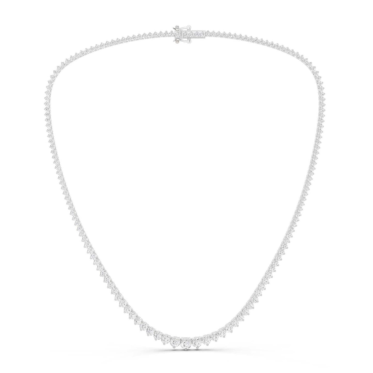 Graduated Tennis Necklace