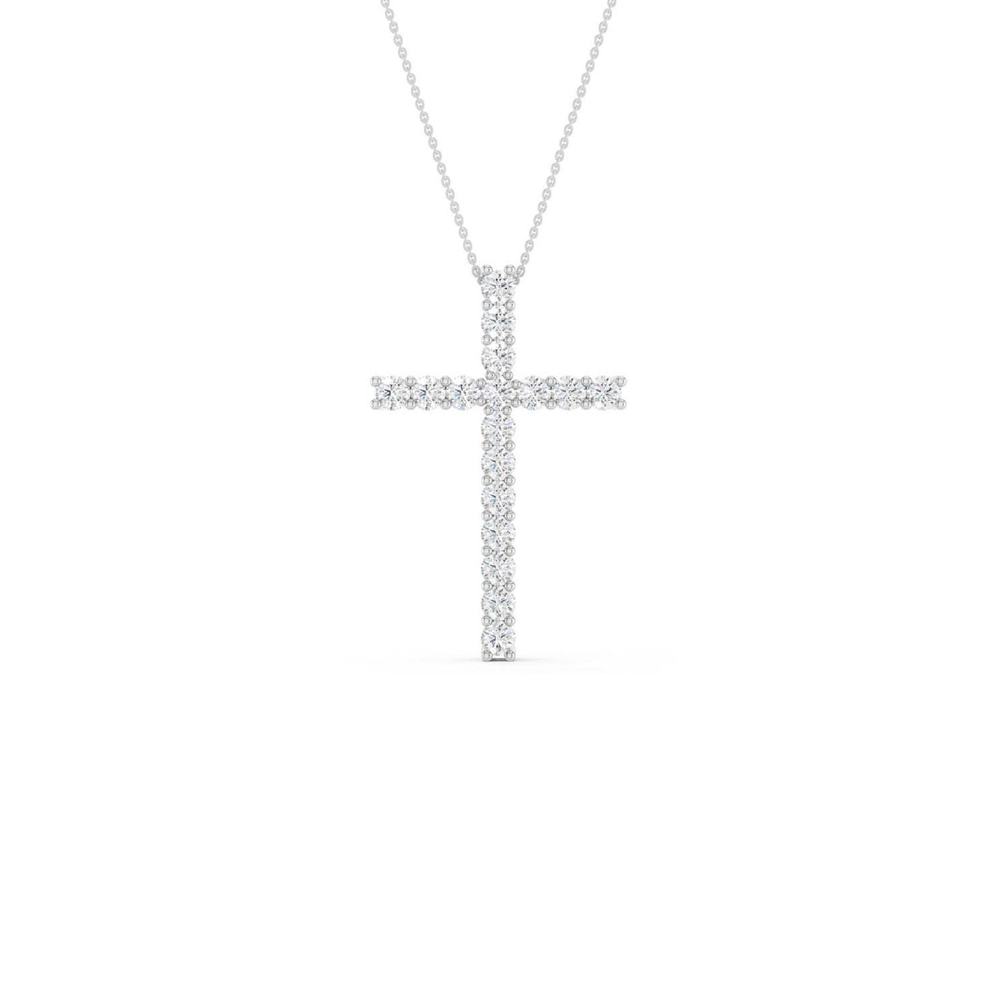 Signature Diamond Cross Necklace
