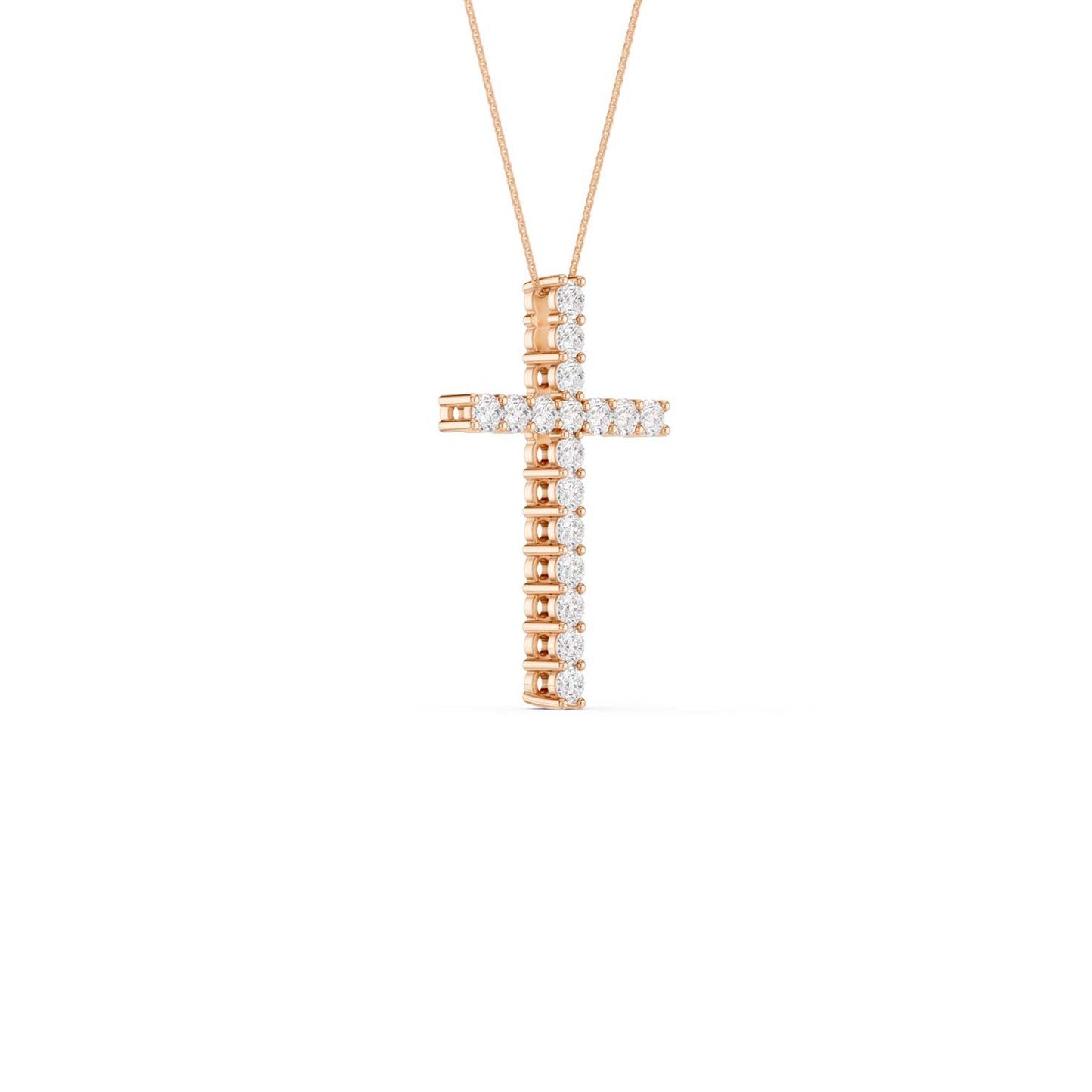 Signature Diamond Cross Necklace