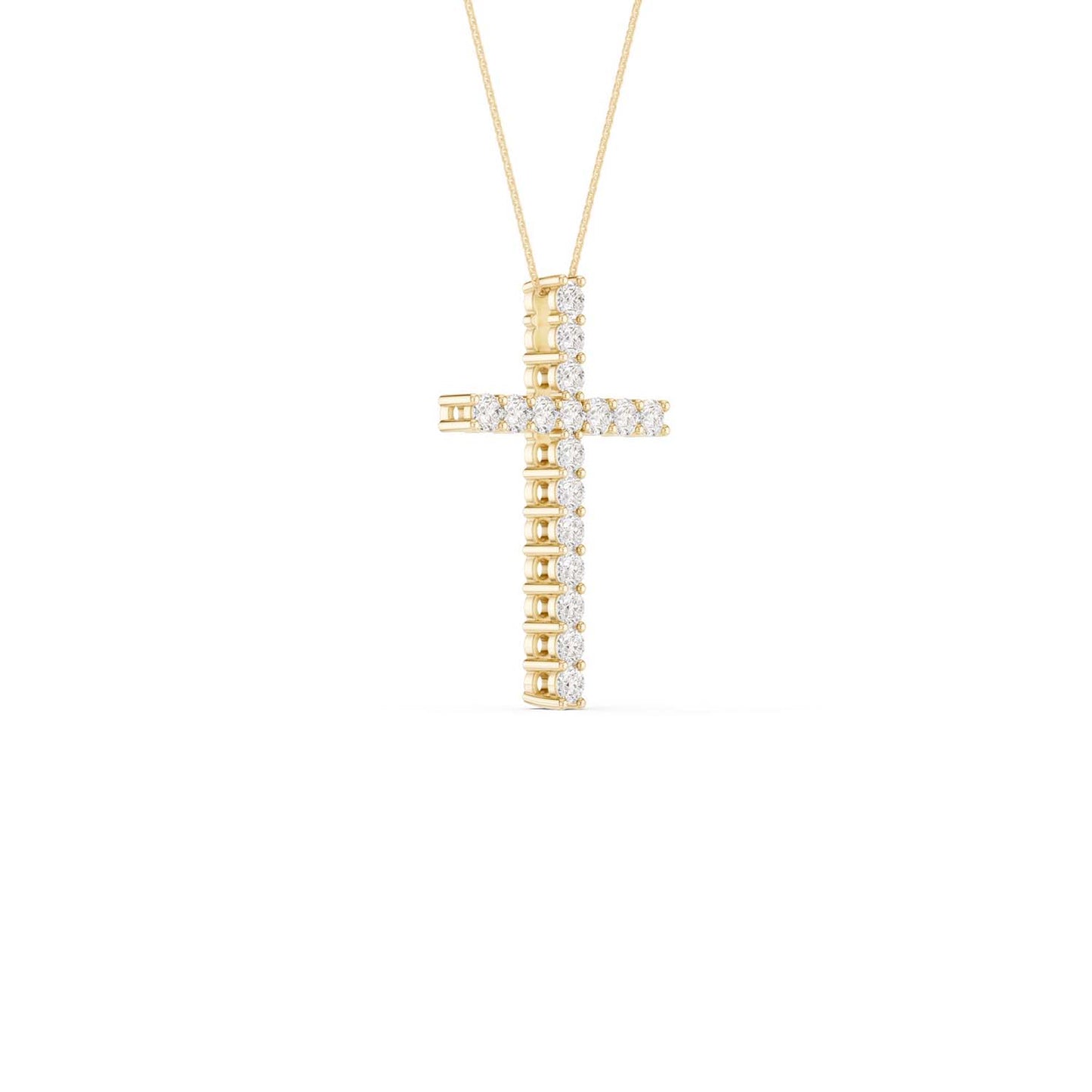 Signature Diamond Cross Necklace