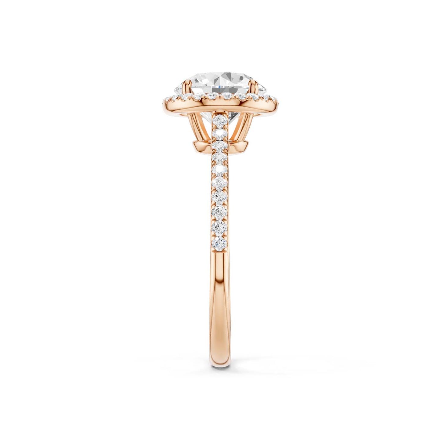 Round Signature Halo Ring