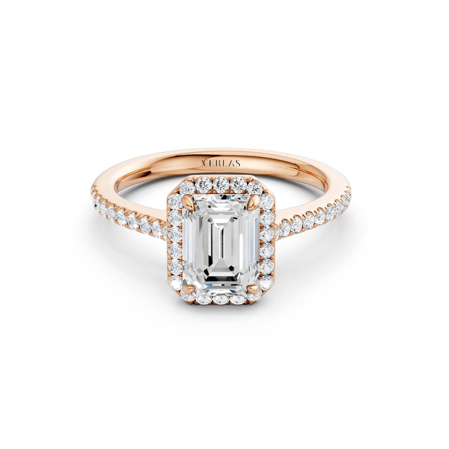 Emerald Signature Halo Ring