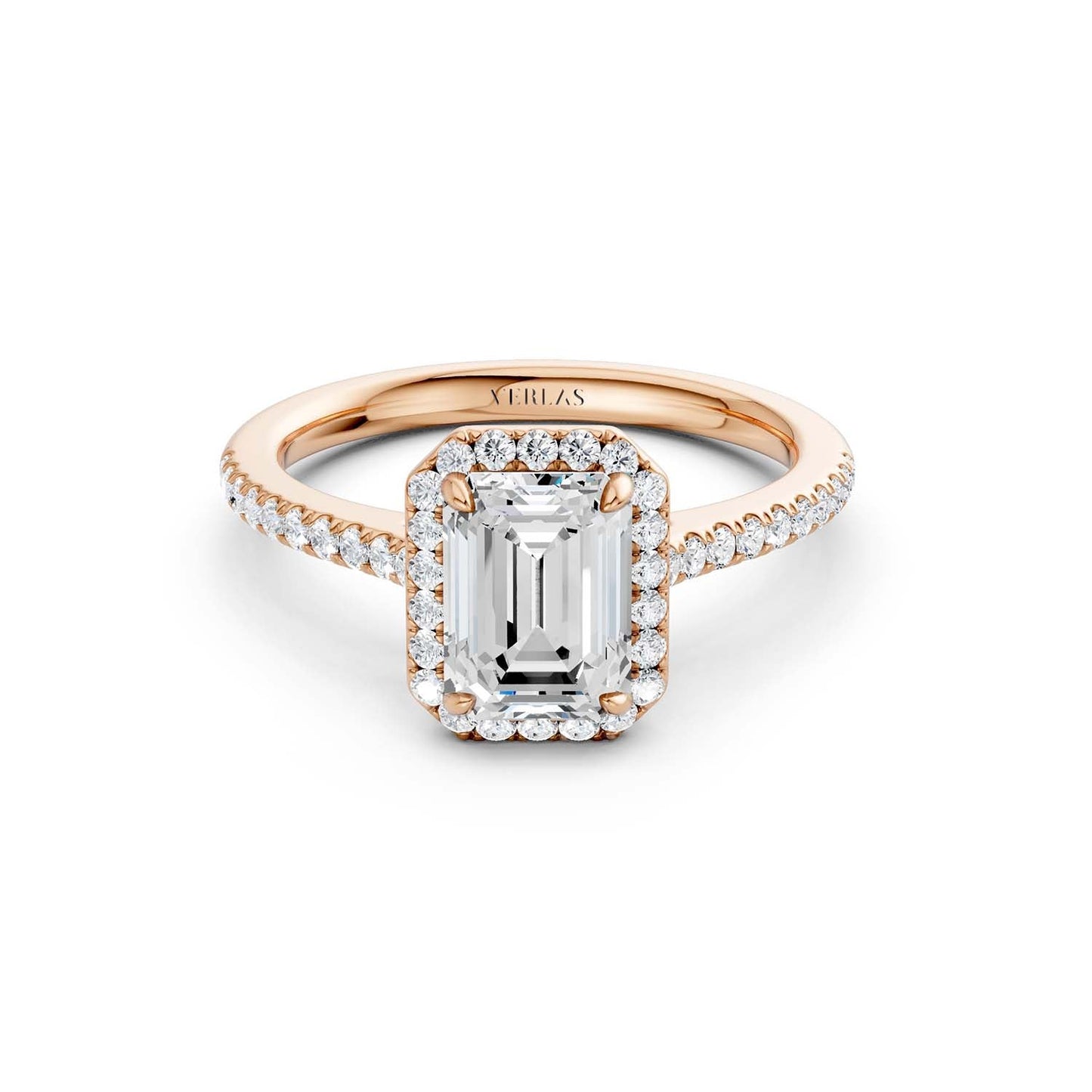 Emerald Signature Halo Ring