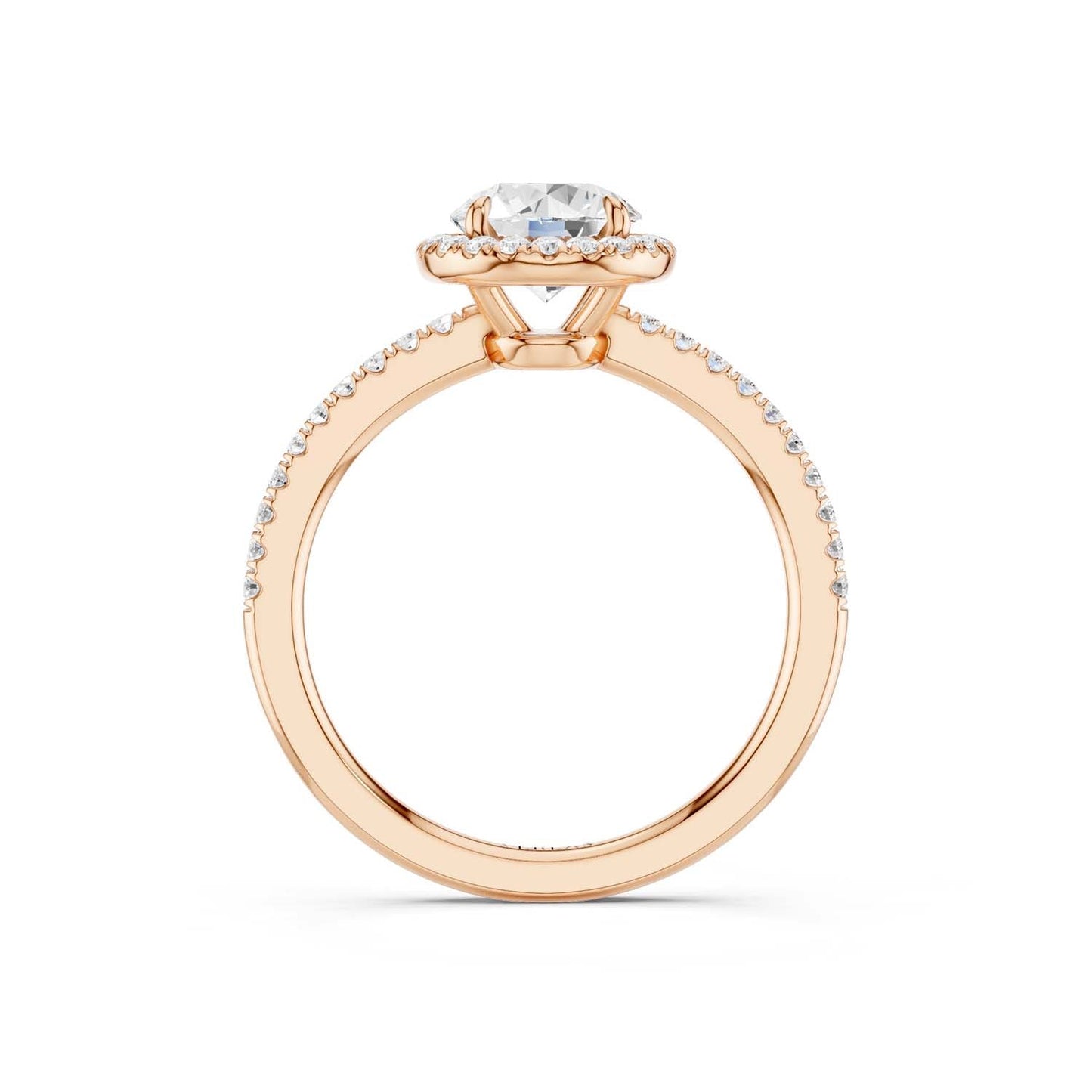 Luxe Round Halo Ring