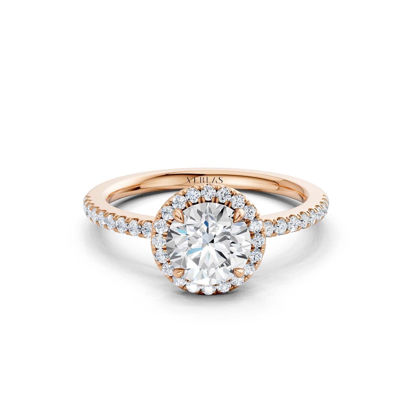 Luxe Round Halo Ring