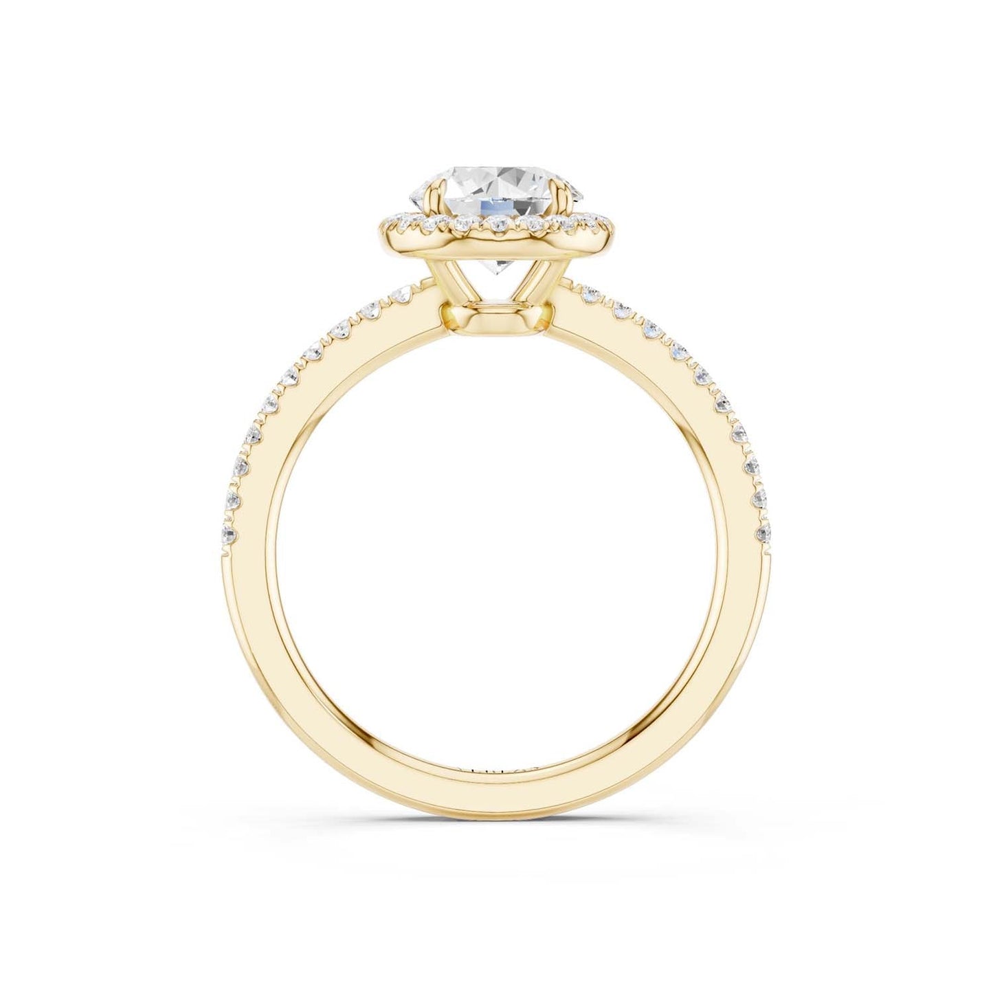 Luxe Round Halo Ring