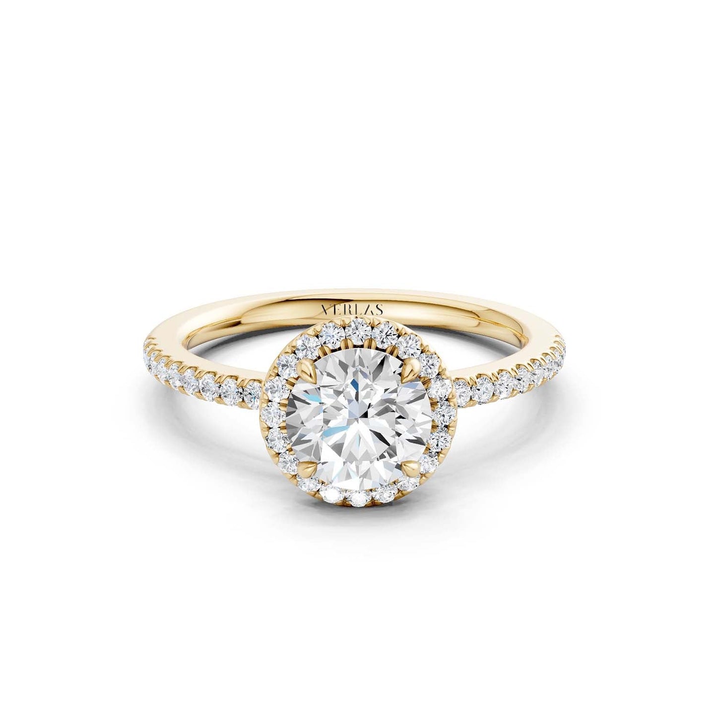 Luxe Round Halo Ring