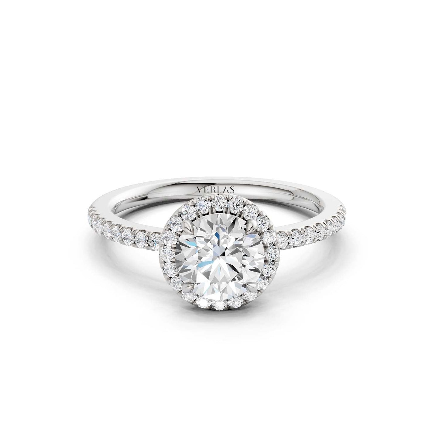 Luxe Round Halo Ring