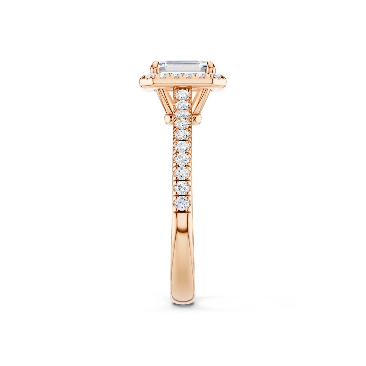 Emerald Signature Halo Ring
