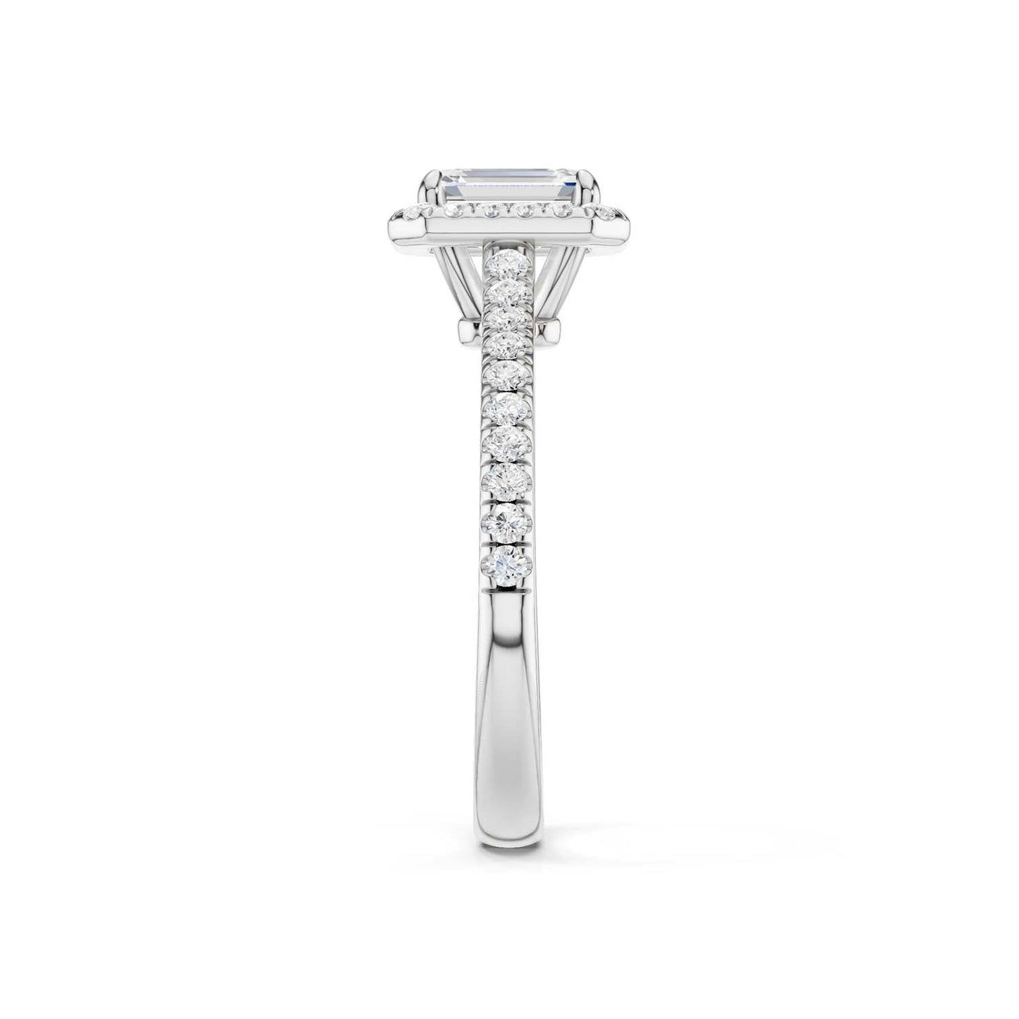 Emerald Signature Halo Ring