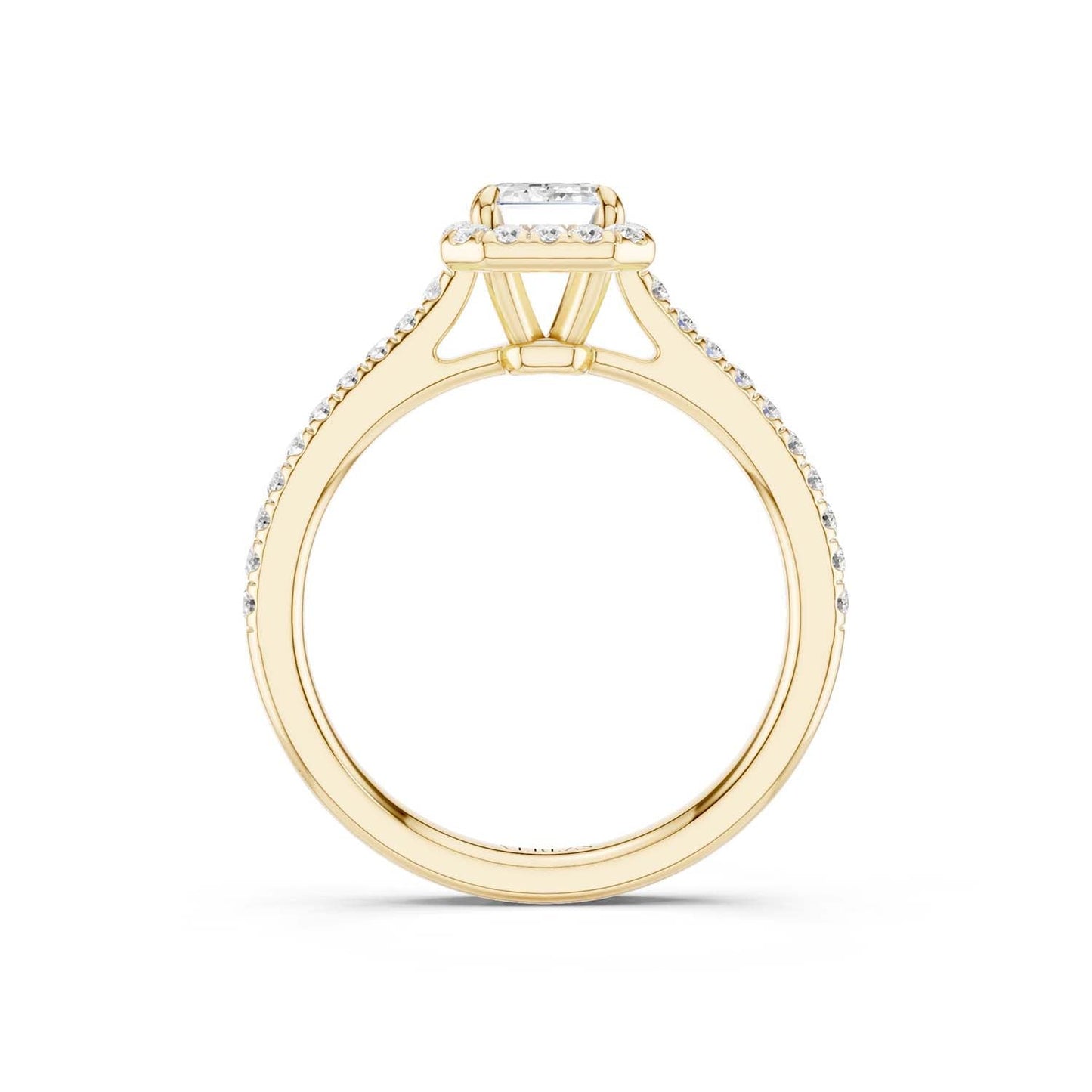 Emerald Signature Halo Ring