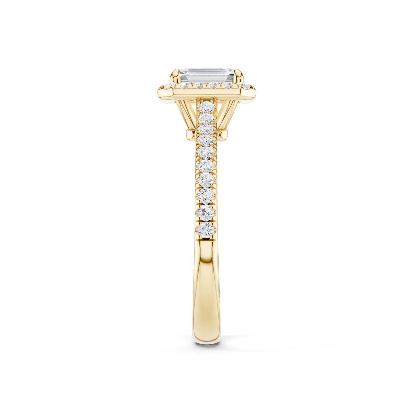 Emerald Signature Halo Ring