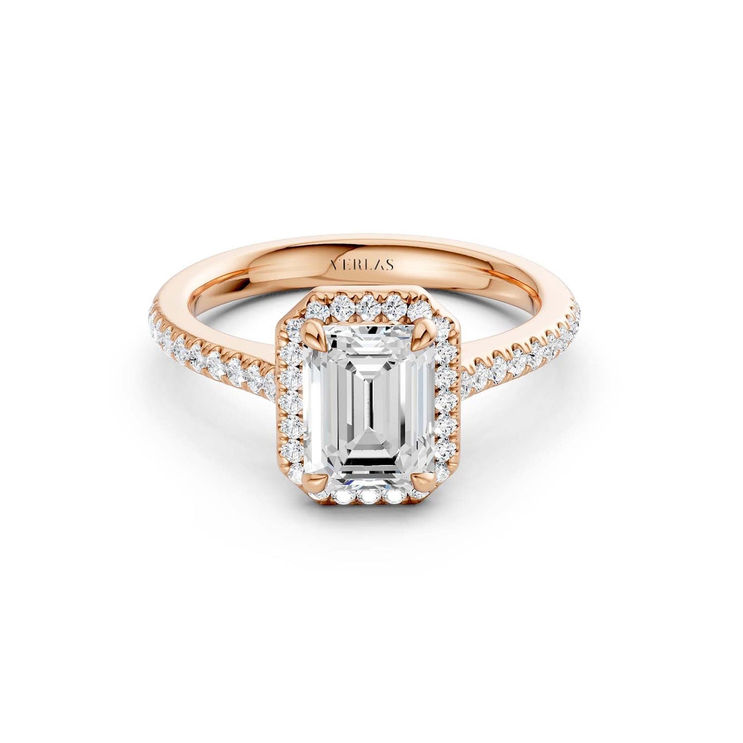 Emerald Signature Halo Ring