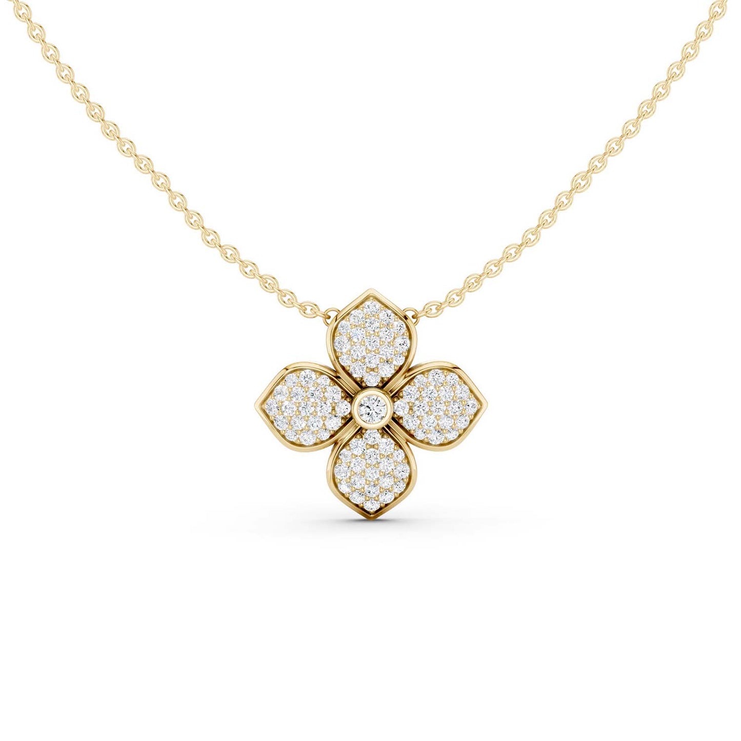 La Fleur Diamond Radiant Necklace