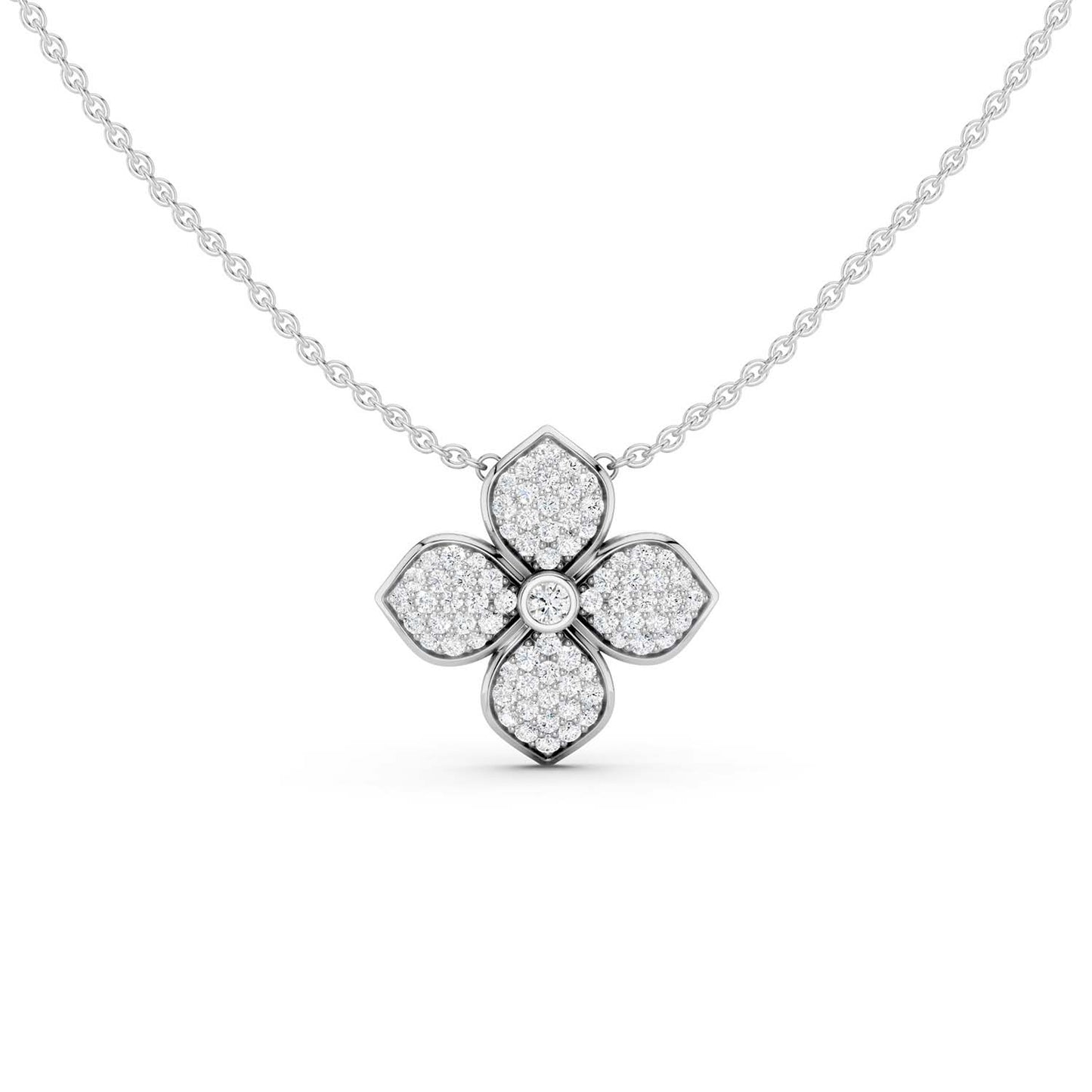 La Fleur Diamond Radiant Necklace