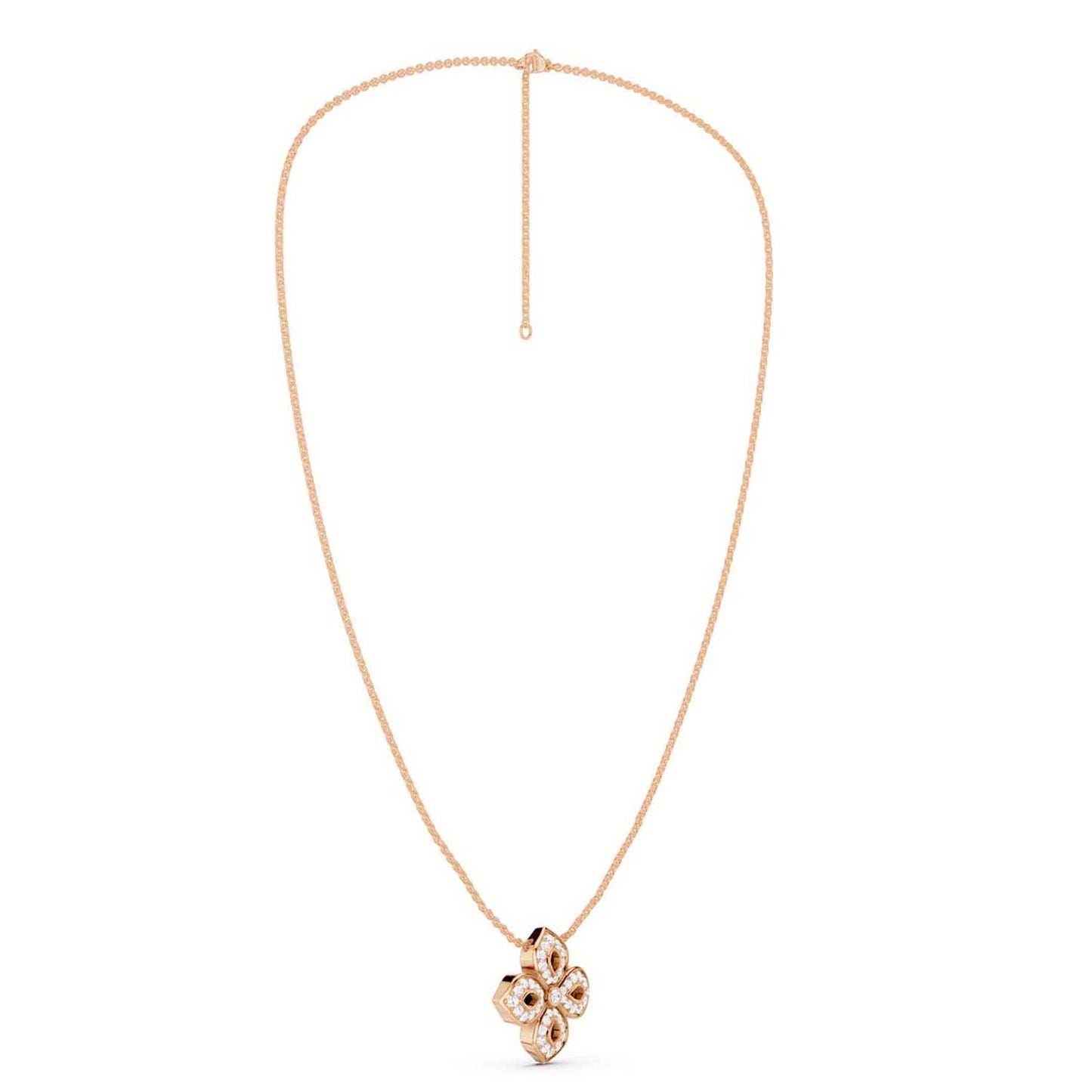 La Fleur Diamond Silhouette Necklace