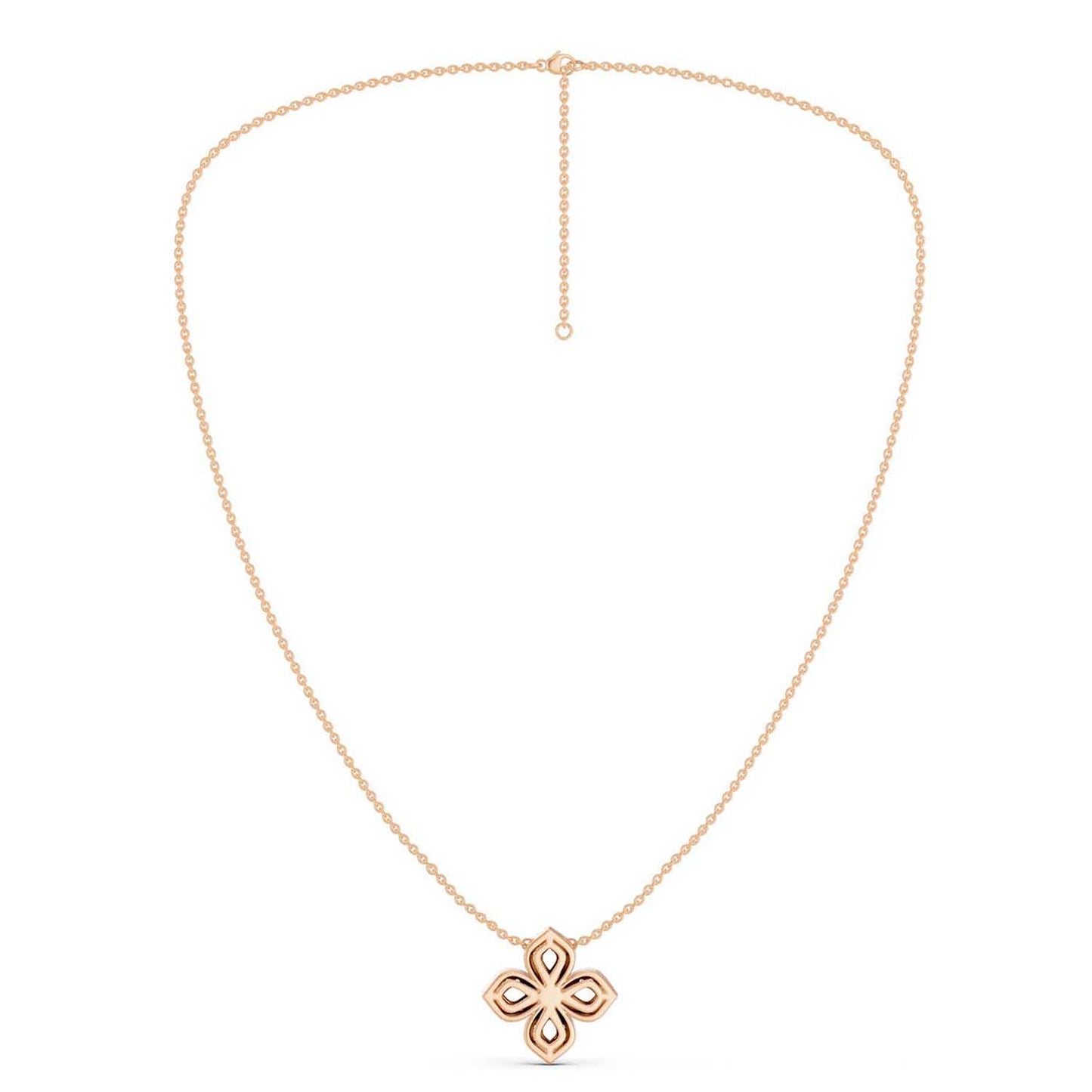 La Fleur Diamond Silhouette Necklace