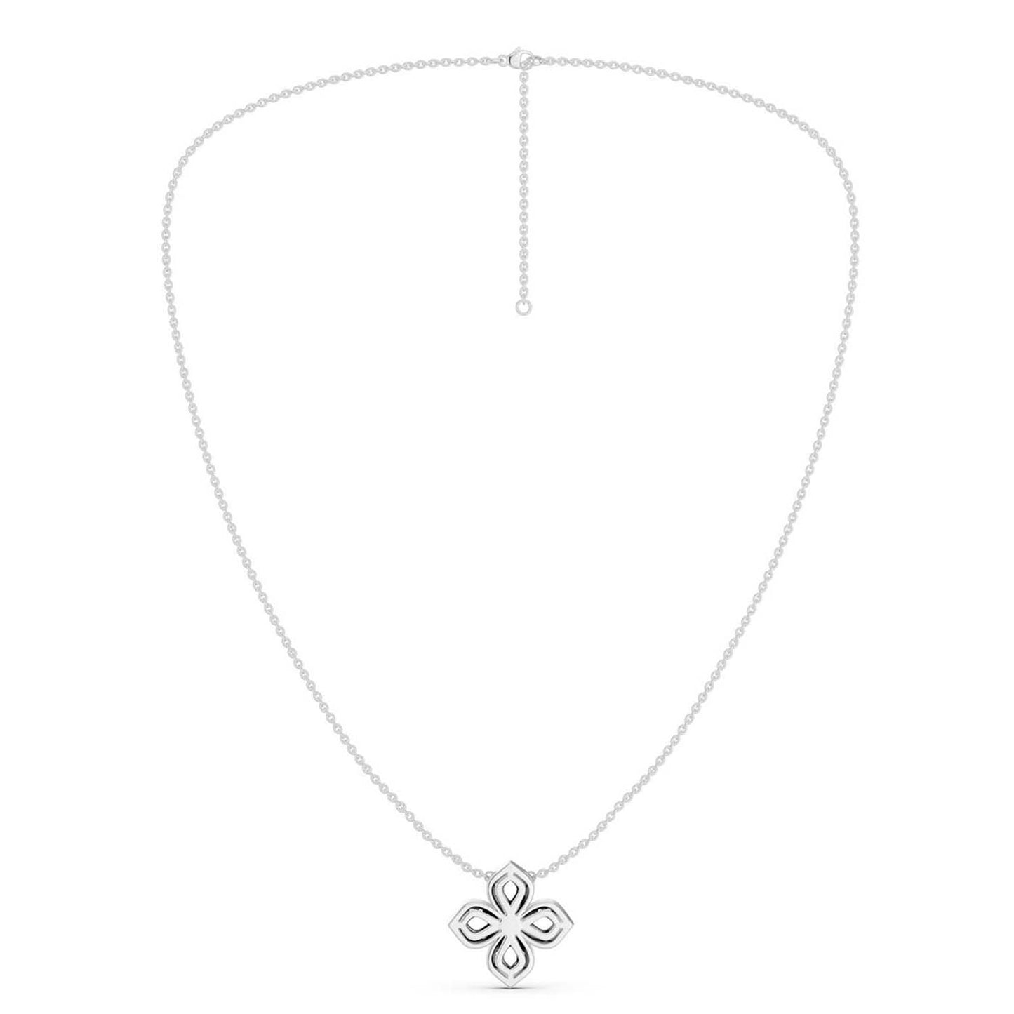 La Fleur Diamond Silhouette Necklace