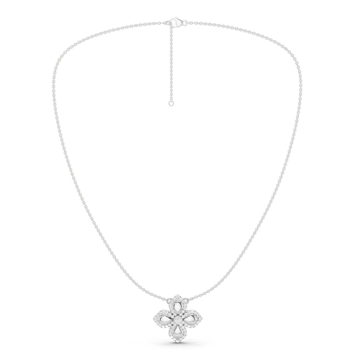 La Fleur Diamond Contour Necklace